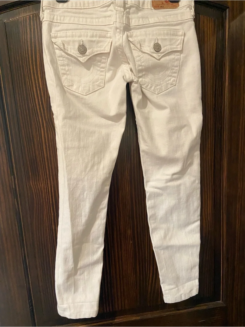 True Religion White Slim Jeans